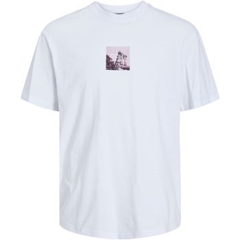 Jack & Jones Camiseta 12253423 JCOEDITION BERLIN TEE SS CREW NECK ALMOND MILK para hombre