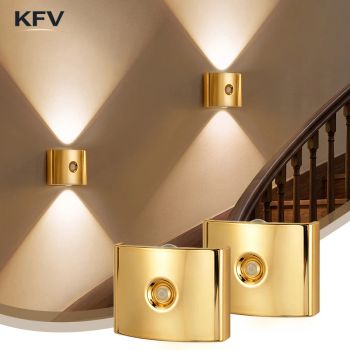 Lámpara de Pared KVF, Decoración de Pared LED con Sensor de Movimiento, Iluminación de Escaleras, Aplique de Pared Recargable, Lámpara de Pared para Interiores y Pasillos decoración de pared lámpara