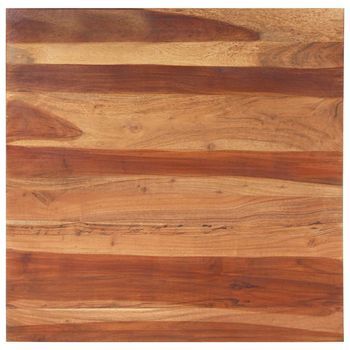 Tablero De Mesa Madera Maciza De Acacia 25-27 Mm 80x80 Cm Vidaxl