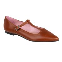 bailarina marron hebilla