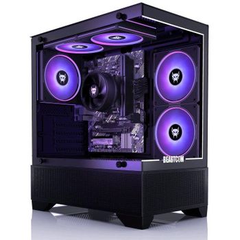 PC Sobremesa BEASTCOM Q3 AMD Ryzen 5 8GB 512GB SSD Vega 11 Windows 11 Pro WiFi RGB