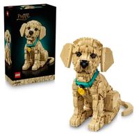 lego icons cachorro de golden retriever juguete de construccion 18 anos - 11384