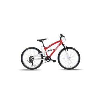 Bicicleta MTB Doble Suspensión, Monoplato, 24