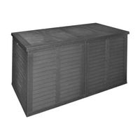well home baul almacenaje para jardin xxl 750l - 155x66x80cm
