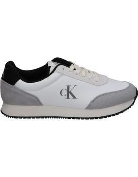 Zapatillas Sneaker De Hombre Calvin Klein M0111901w Color Blanco 43