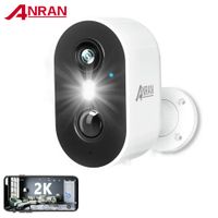 camara con bateria recargable anran 2k camara wifi 24g camaras de seguridad inalambricas para vigilancia domestica con sensor pir ip65 compatible con la aplicacion anran