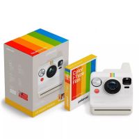 polaroid now gen 3 camara instantanea usb-c blanca  pelicula color i-type de 8 fotos