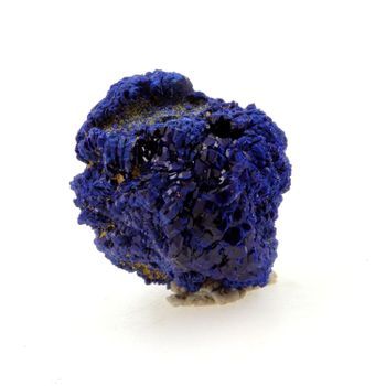 Azurita - Pierre Natural De Francia, Chessy -les -mines - Cristal Multicolor Raro Y Auténtico | 43.24 Ct - Certificado De Autenticidad Incluido | 20 X