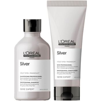 Dúo de champú y acondicionador Silver de L'Oréal Professionnel