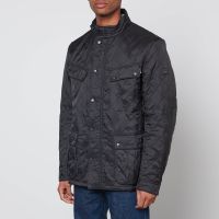 barbour international mens ariel polarquilt jacket - black - s