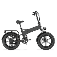 bicicleta electrica plegable urlife t5 fatbike de 20r bateria extraible negra