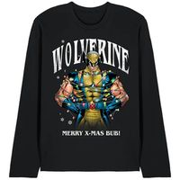 marvel camiseta manga larga merry xmas bub para mujer