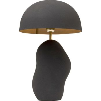 Lámpara de mesa negro 48 cm de acero