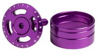 kit de tapa de direccion deity crosshair 1  1 8 morado
