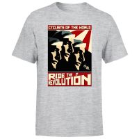 revolution mens t-shirt - grey - s - grey