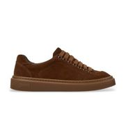 camper para mujer k201907-013 zapatillas de piel runner twentyfive marron 41 plano cordones casual