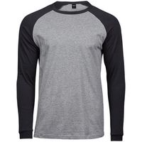 tee jays camiseta manga larga t5072 para hombre