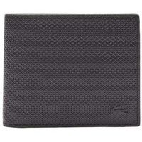 lacoste cartera cartera de cuero pique chantaco hombre para hombre