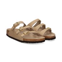 birkenstock sandalias planas mujer - beige talla 38n