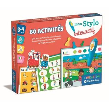 Set de Lápiz Interactivo Clementoni 60 Juegos Educativos 3+ Años