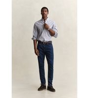 gant para hombre 1000020 jaans slim fit azul 3332 casual algodon denim
