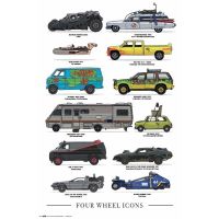 erik maxi poster four wheels icons 915x61cm