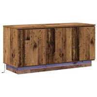 mueble de tv madera envejecida 100 x 38 x 49 cm vidaxl