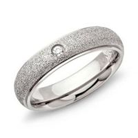 anillo acero inoxidable diamante 5mm circonita
