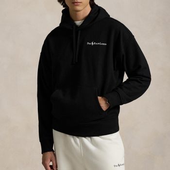 Polo Ralph Lauren Printed Logo Cotton-Blend Jersey Hoodie - L