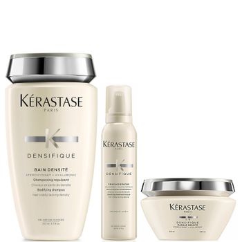 Trio Kérastase Densifique Bain Densite (250ml) Masque Densite (200ml) y Mousse Densimorphose (150ml)