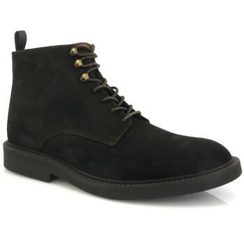 Atlanta Mocassin Botines Botas con cordones en piel de ante para hombre