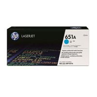 hp 651a cyan original toner cartridge ce341a