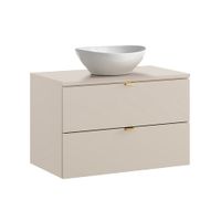 mueble lavabo individual 80cm paneles de melamina y de mdf cachemira