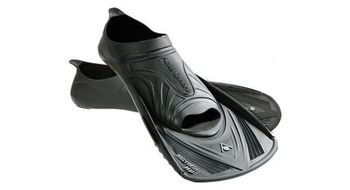 Par de aletas aquasphere microfin negro kid m