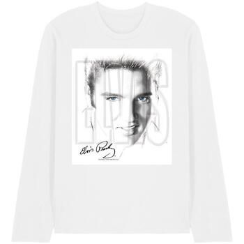 Elvis Presley Camiseta manga larga Blue Eyes para mujer
