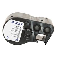 brady m4-91-427 etiquetas de vinilo laminado negro sobre blancotransparente 254 mm x 381 mm x 127 mm original