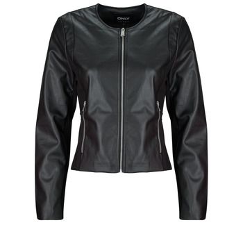 Only Cazadora de cuero ONLBITTEN MIX FAUX LEATHER para mujer