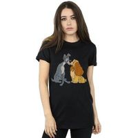 disney camiseta lady and the tramp para mujer