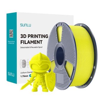Filamento PLA+ Sunlu PLA+ Y Amarillo 1,75 mm Alta Durabilidad Precisión