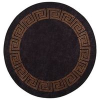 alfombra lavable negro y dorado o 200 cm vidaxl