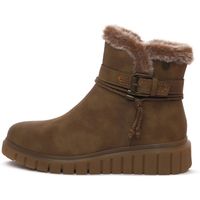 refresh botines camel para mujer