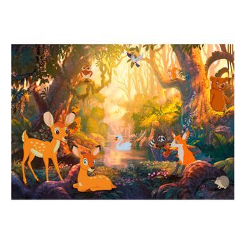 Papel Pintado 3d - Animals In The Forest (400x280 Cm)