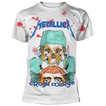 Metallica Tops y Camisetas Crash Course In Brain Surgery para mujer