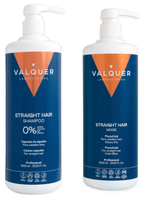 valquer pack cabellos lisos champu 1l  mascarilla 1l