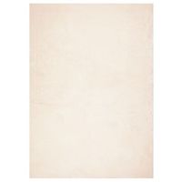 alfombra de pelo corto suave lavable huarte beige 240x340 cm vidaxl