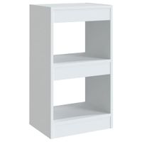 estanteriadivisor de espacios madera blanco 40x30x72 cm