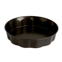 molde tarta hondo acero negro 28x5 cm