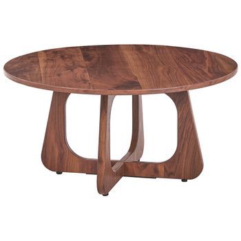 Mesa De Centro Tablero Efecto Madera Estilo Retro Moderno De Mediados De Siglo Marrón Gaillard