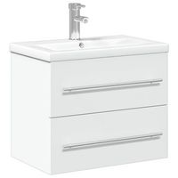 mueble de bano  armario de bano con lavabo integrado blanco