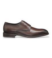 boss para hombre 50536535 zapatos de piel derrek derb marron oscuro 41 plano cordones casual clasico